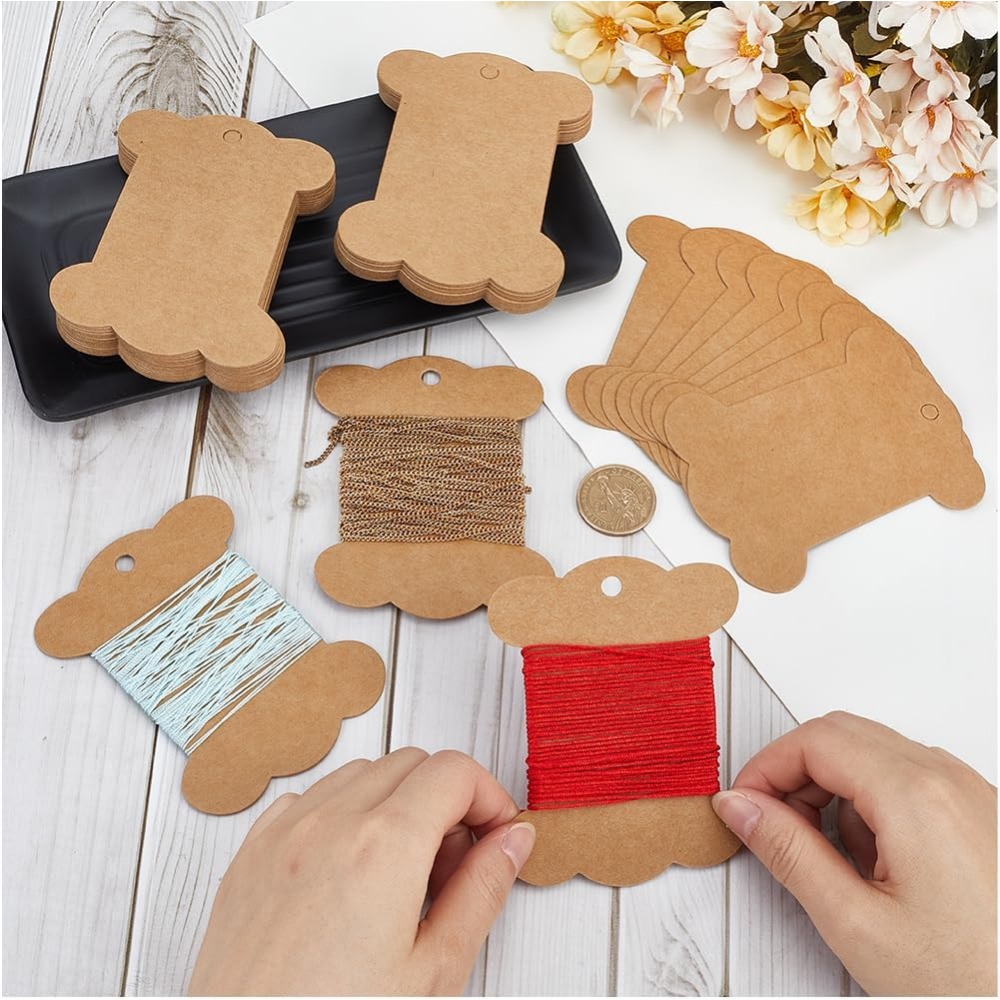 80Pcs Embroidery Thread Cardbo - огляд і ціна Organza Ribbon Spool