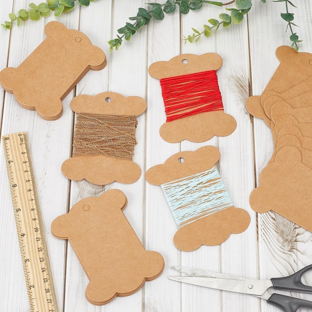 80Pcs Embroidery Thread Cardbo - огляд і ціна Organza Ribbon Spool