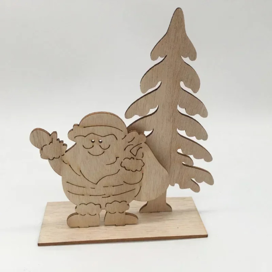Wooden Ornaments Craft Predril - огляд і ціна Christmas Craft Embellishment