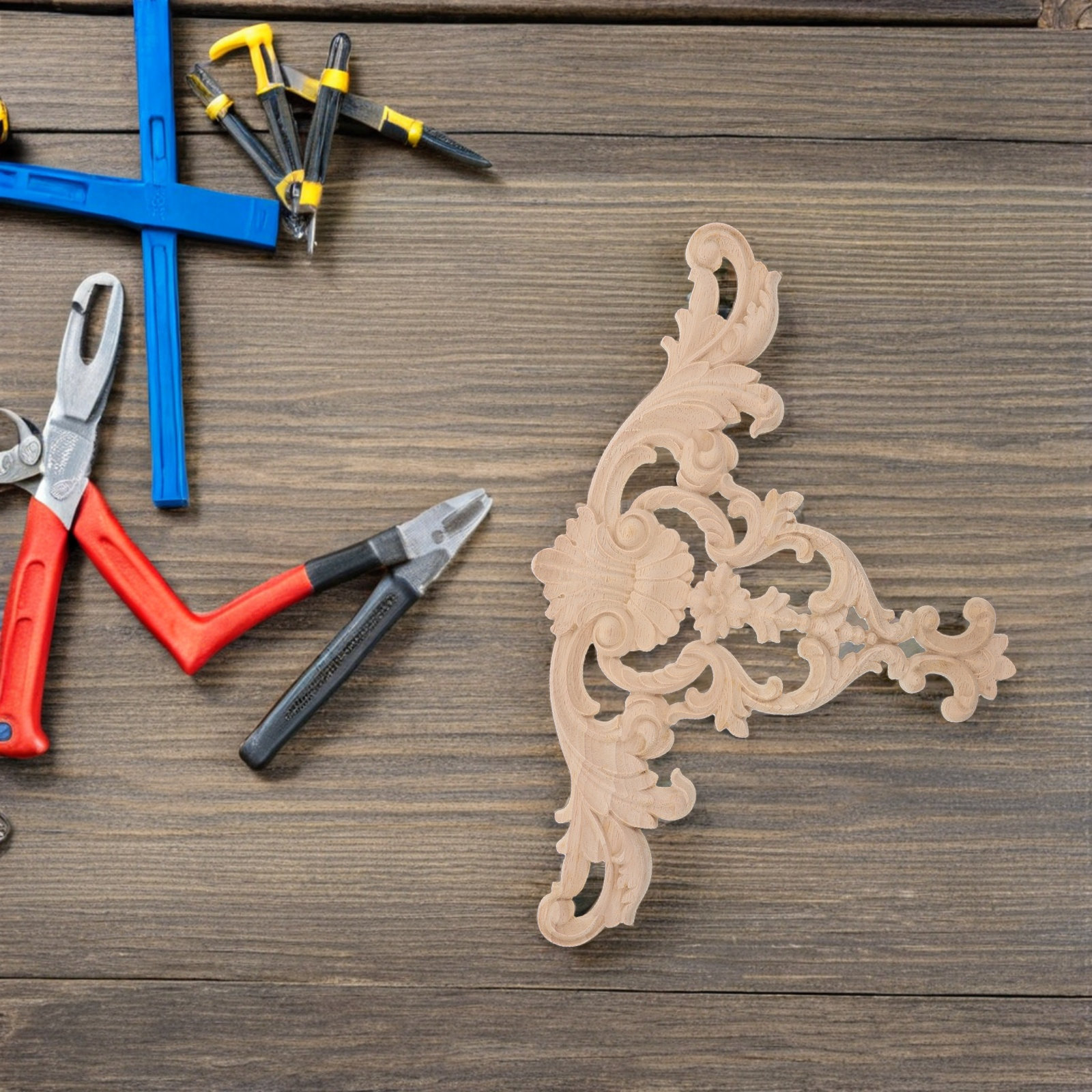 Wood Carved Appliques for Furn - огляд і ціна Embellishment Crafts