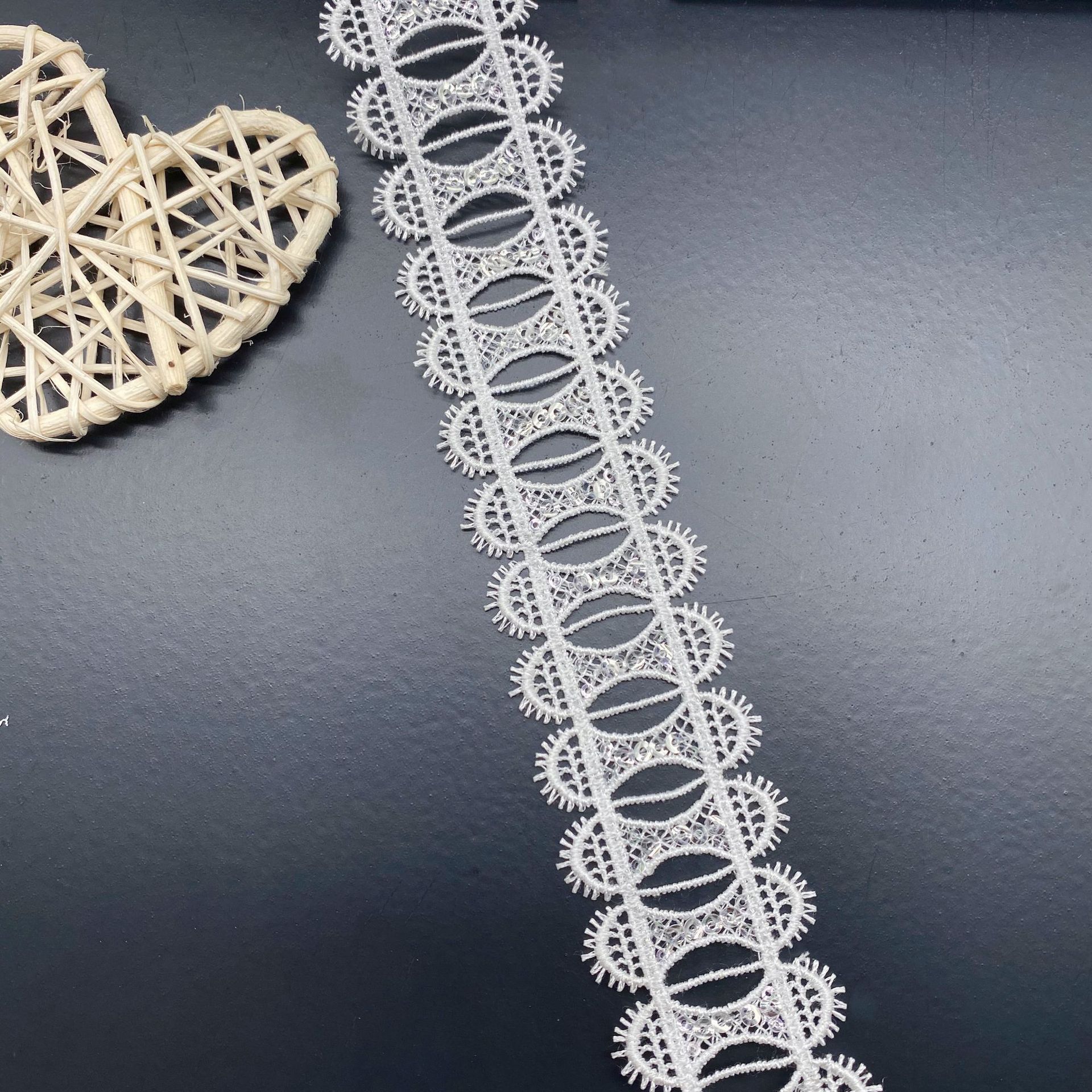 Hollow Wearable Sequins Ribbon - огляд і ціна Lace Ribbon Trim