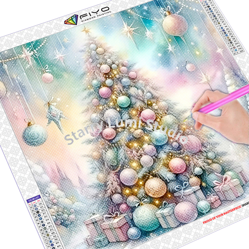 Diamond Painting Kit Christmas - огляд і ціна Embroidery Embellishments