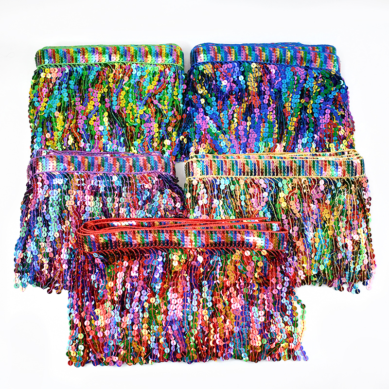 5/10Yards Sequin Fringe Tassel - огляд і ціна Beaded Trim Fringe