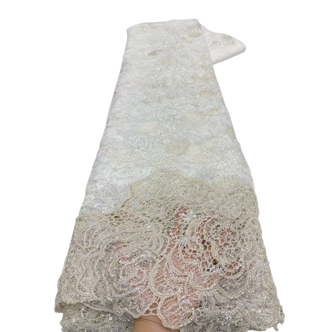 Lastest African French Floral  - огляд і ціна Beaded Trim Fringe