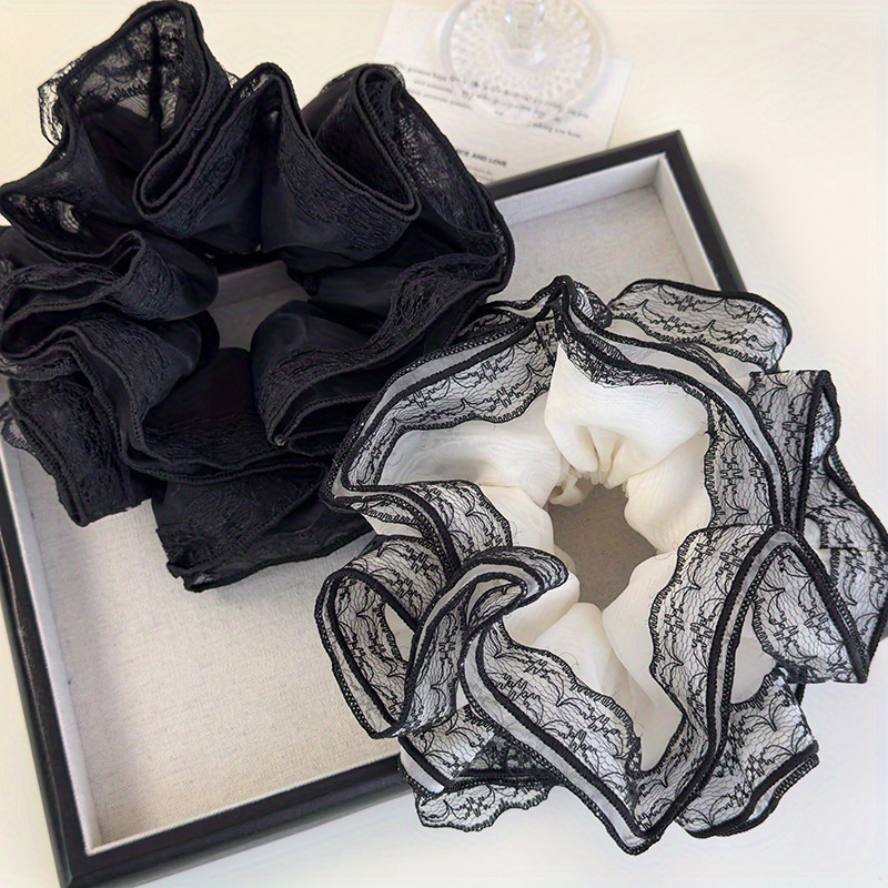 Luxury Lace Trim Ponytail Hold - огляд і ціна Elastic Lace Trim