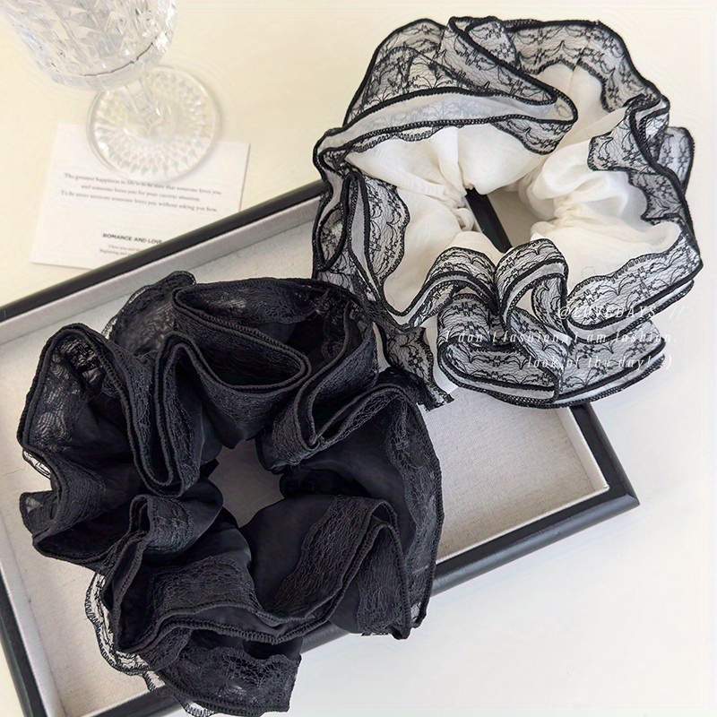 Luxury Lace Trim Ponytail Hold - огляд і ціна Elastic Lace Trim