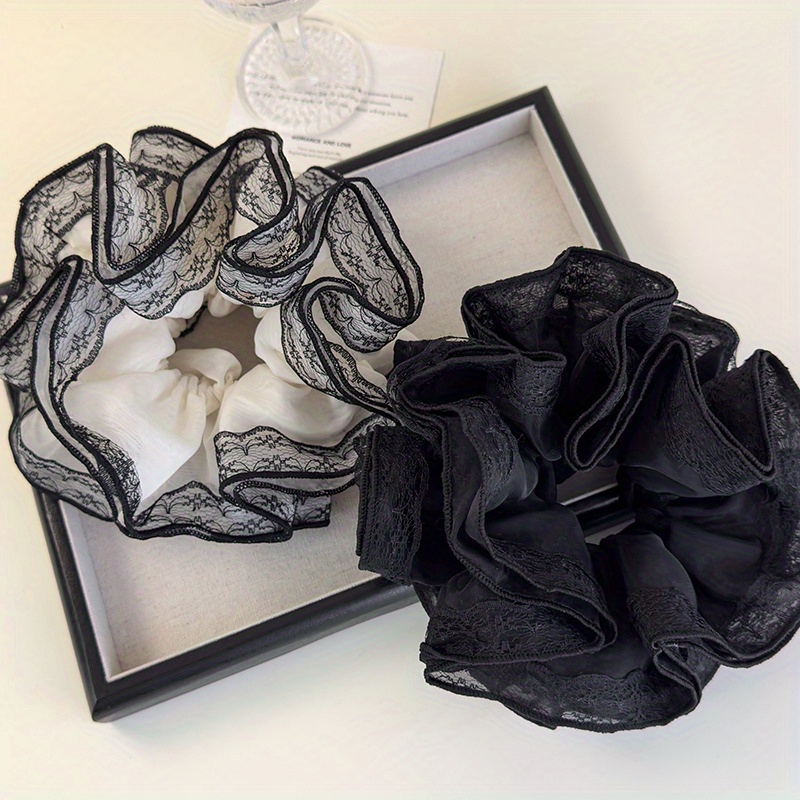 Luxury Lace Trim Ponytail Hold - огляд і ціна Elastic Lace Trim