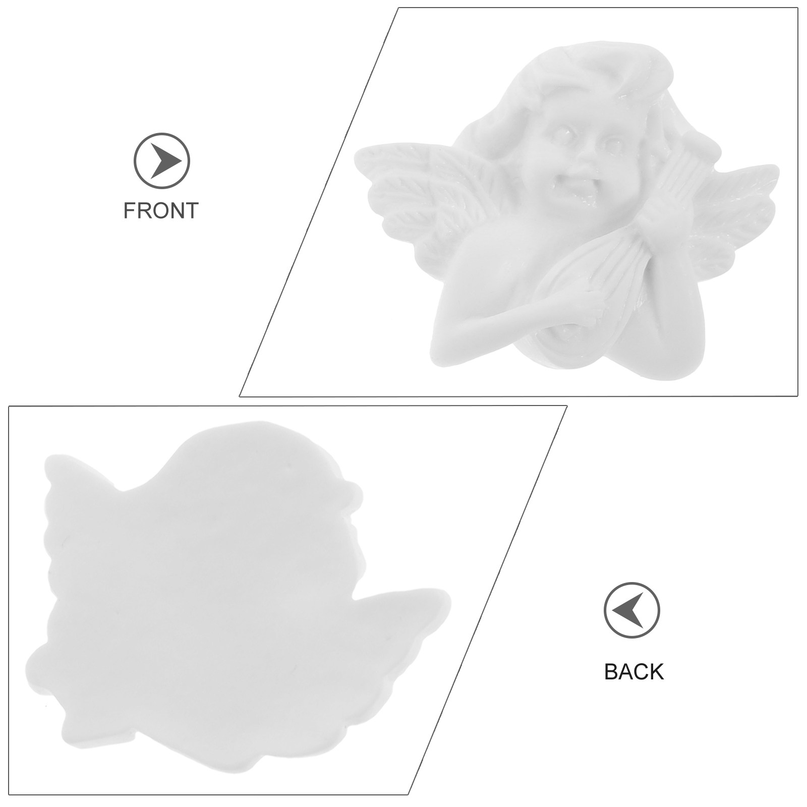 Mini Resin Angel Embellishment - огляд і ціна Embellishment Crafts