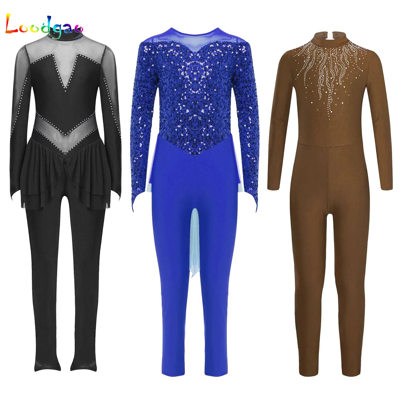 Kids Girls Ballet Dance Jumpsu - огляд і ціна Rhinestone Banding Trim