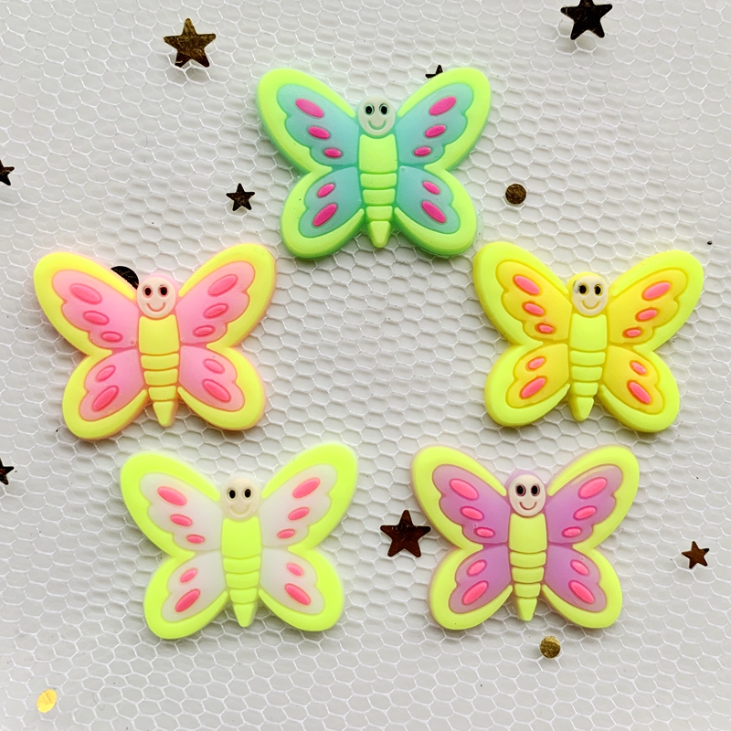 10pcs Cute Large butterfly PVC - огляд і ціна Embellishment Glue Craft
