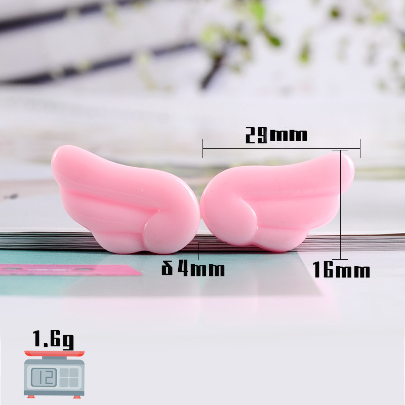 10PCS Kawaii Cute Angel Wings  - огляд і ціна Embellishment Crafts