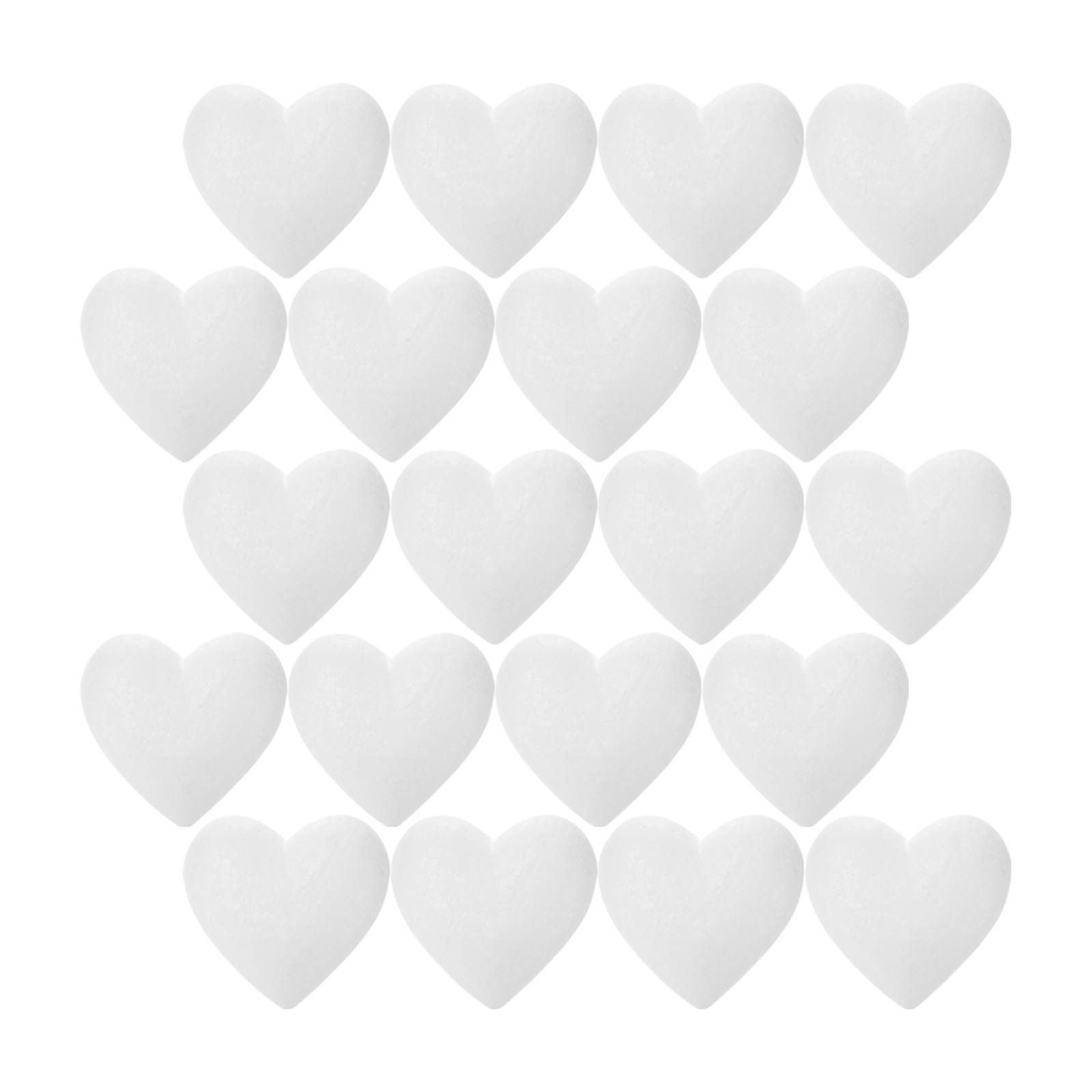 20Pcs Blank Heart Foam Balls L - огляд і ціна Embellishment Crafts