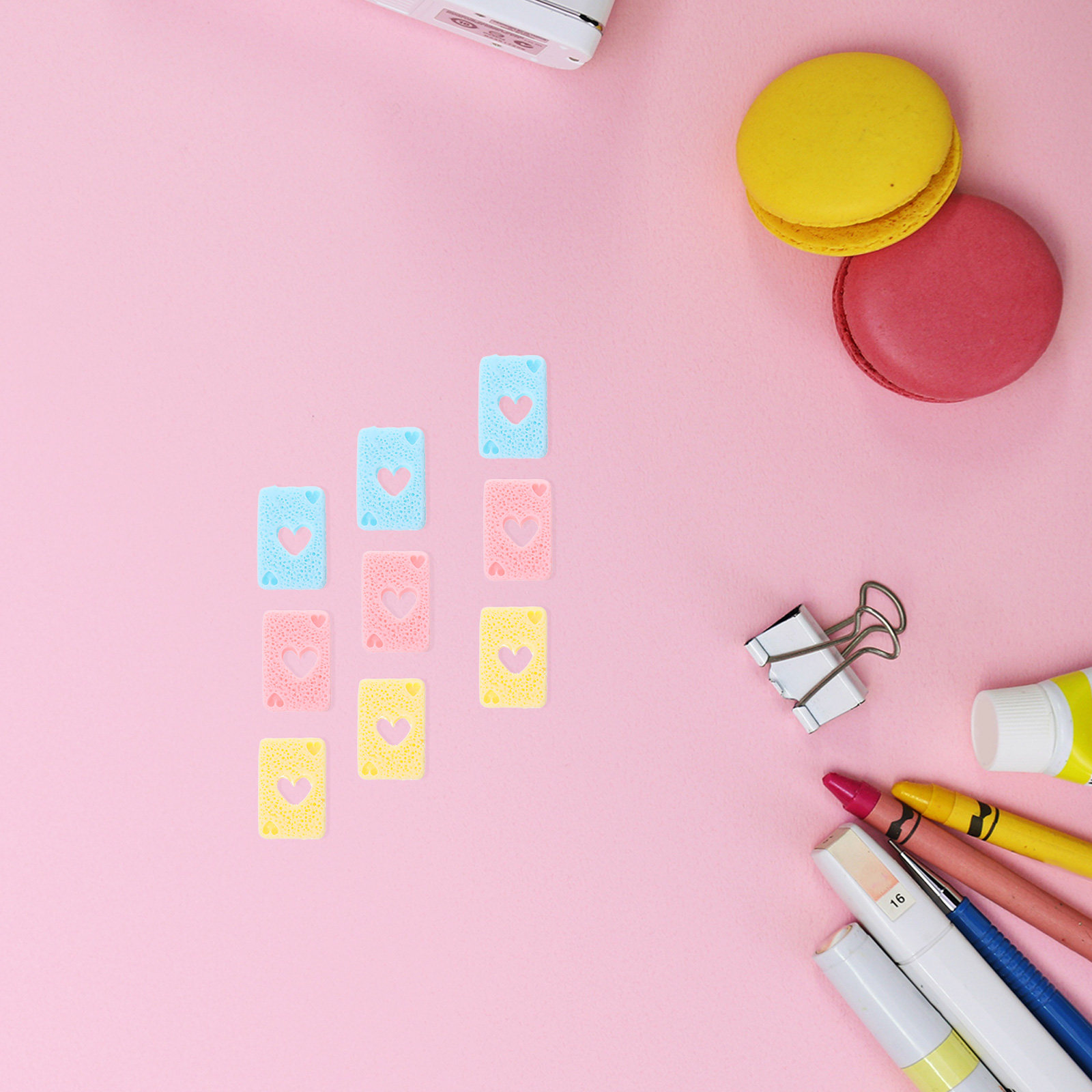30Pcs Resin Playing Card Charm - огляд і ціна Embellishment Crafts