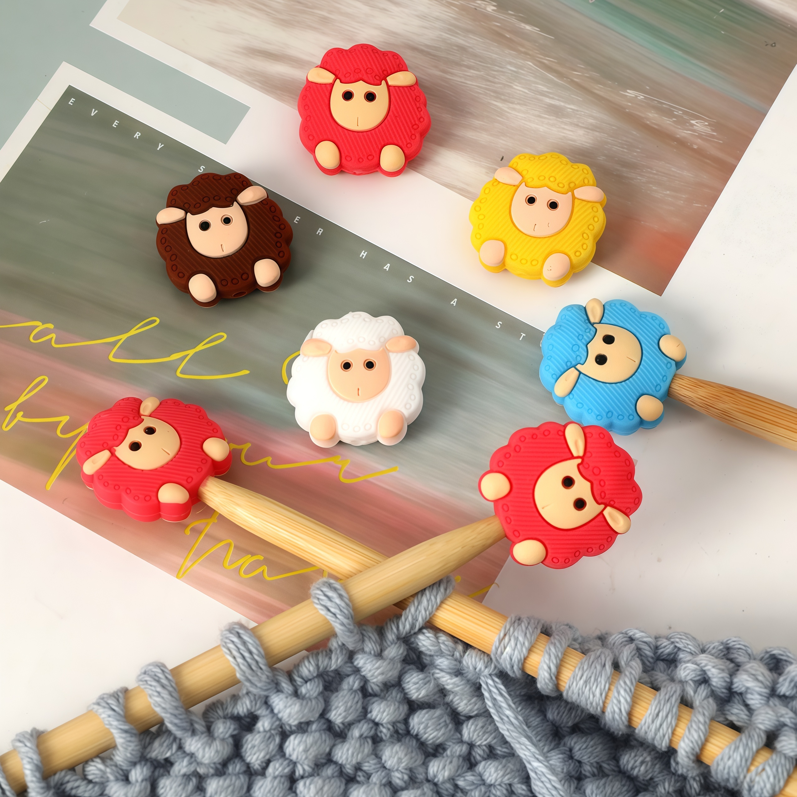 4/6pcs Silicone Little Sheep K - огляд і ціна Pom Pom Maker Tool