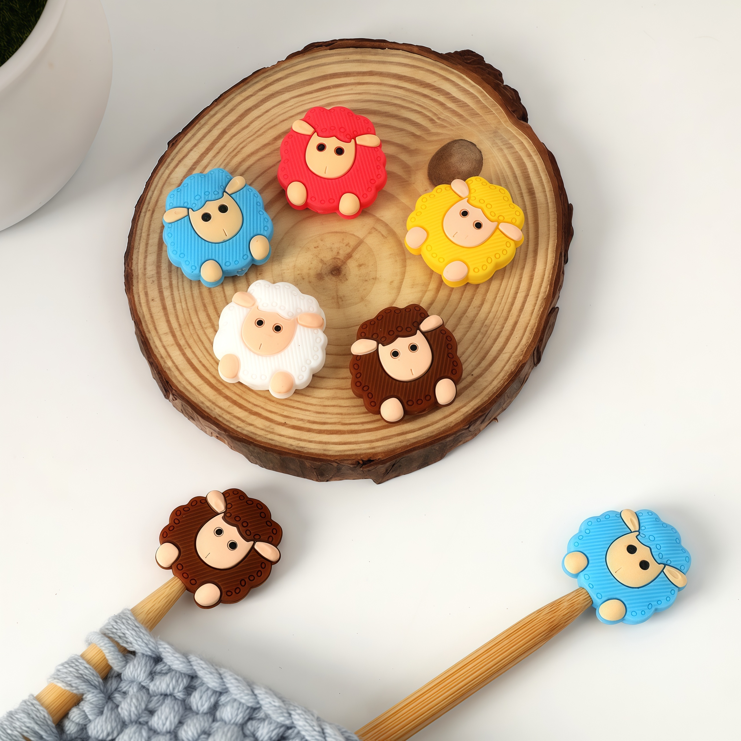 4/6pcs Silicone Little Sheep K - огляд і ціна Pom Pom Maker Tool