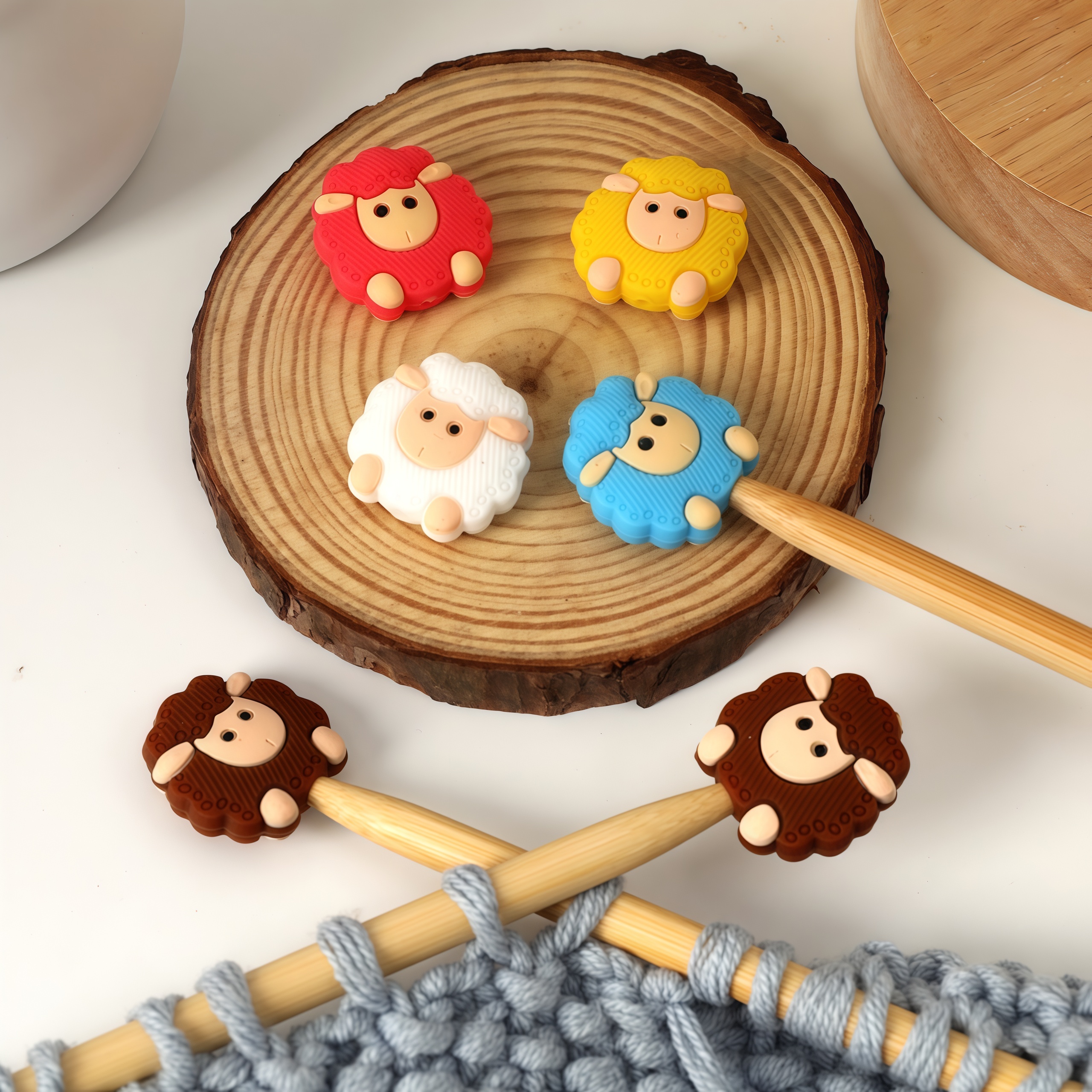 4/6pcs Silicone Little Sheep K - огляд і ціна Pom Pom Maker Tool