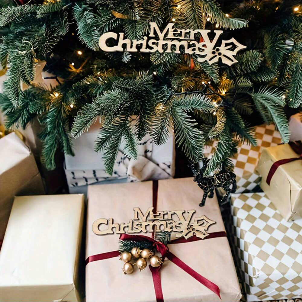 10/20/100Pcs Merry Christmas W - огляд і ціна Christmas Craft Embellishment