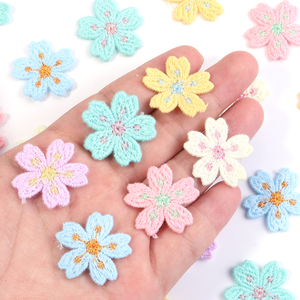 20pcs/lot Colorful 2.4cm Embro - огляд і ціна Embroidery Embellishments